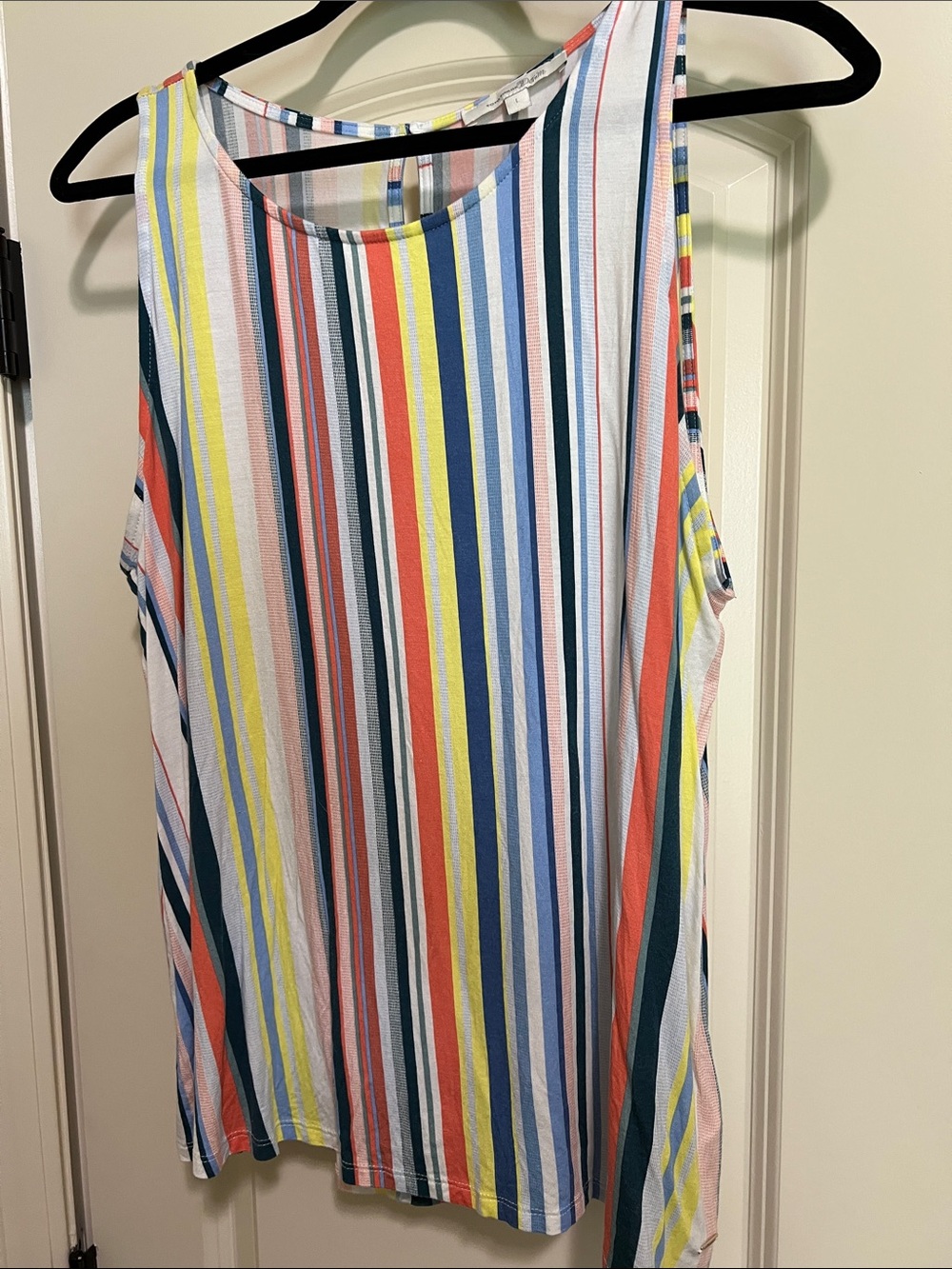 🌻🌻 Striped Sleeveless Tank Top in Multicolor H17/170